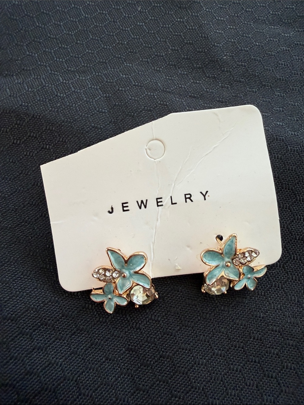 Floral Turquoise Stud Earrings - Brand